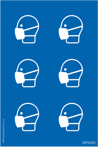 Face covering symbol